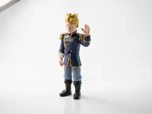 Waving King Figurine Royal Character 3D Printable