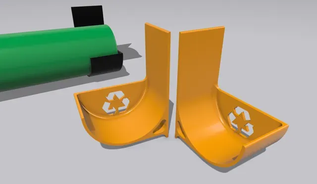 Slightly Over Engineered Trash Bag Roll Holder — Фото 3 из 6