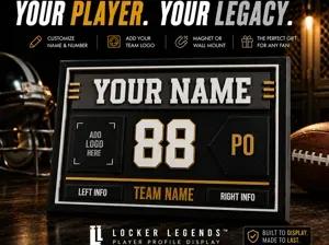 Locker Legends : Player Insert (Customizable)
