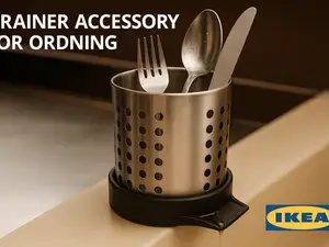 Drainer Accessory for IKEA ORDNING Utensil Holder