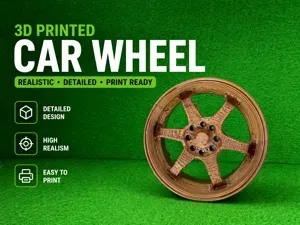 Car Wheel Rim – Realistic Model