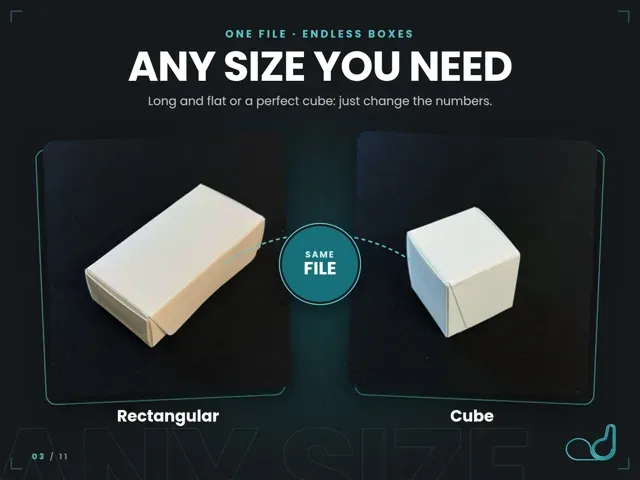Customizable Foldable Gift Box – Any Size — Image 17 of 20