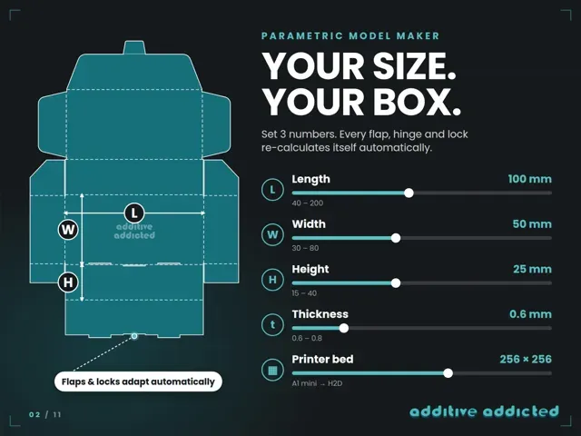 Customizable Foldable Gift Box – Any Size — Image 12 of 20