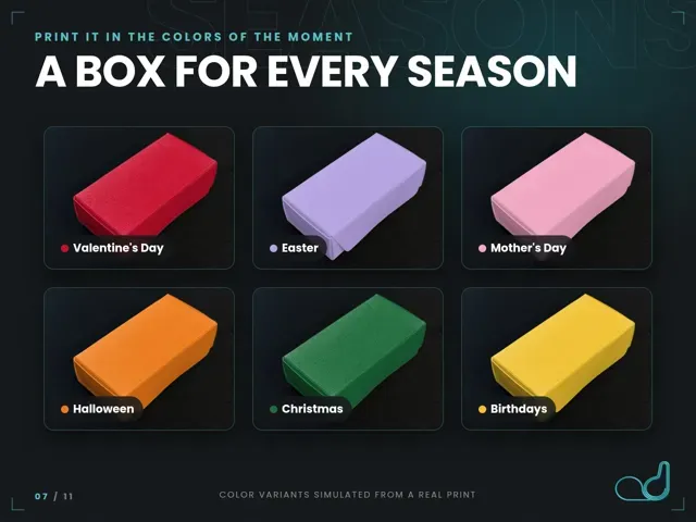 Customizable Foldable Gift Box – Any Size — Image 14 of 20