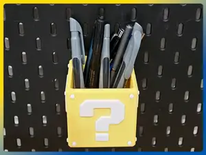 Skadis Super Mario Container / Pencil Holder