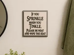 Tinkle Sprinkle - Wall Plaque