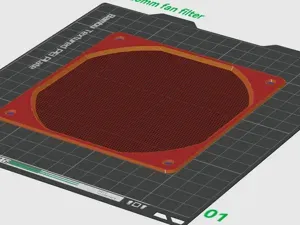 Fully customizable 120mm & 92mm fan filter guard