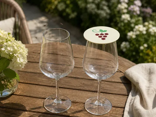 Wine Glass Fly Cover–Outdoor Drink & Bug Protector — Image 5 of 12