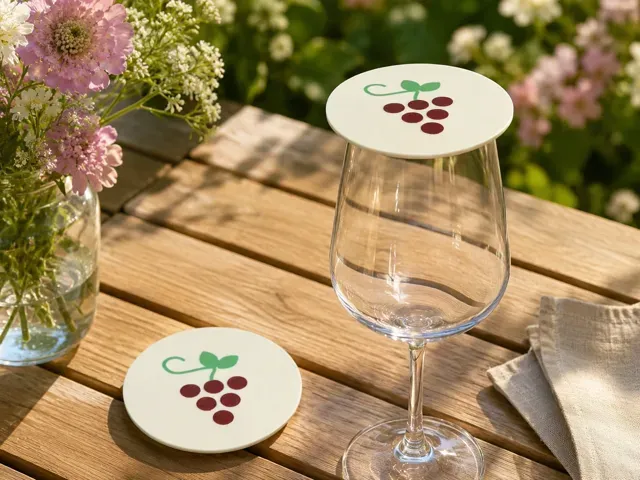 Wine Glass Fly Cover–Outdoor Drink & Bug Protector — Image 3 of 12