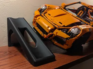 Technic and Mattel Brick Shop Car Display Stands