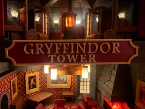 Sign for Gryffindor Tower Book Nook