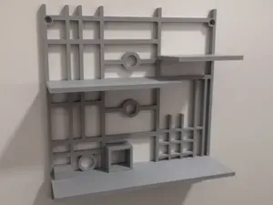 Bauhaus Inspired Wall Shelf – Modern Decor