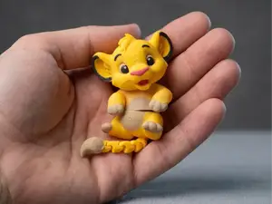 Cute Articulated Baby Lion Cub
