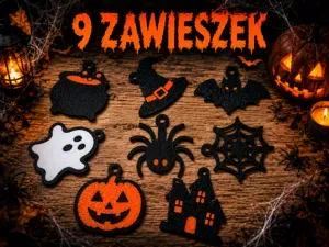 Halloween Hanging Ornaments – Set of 9