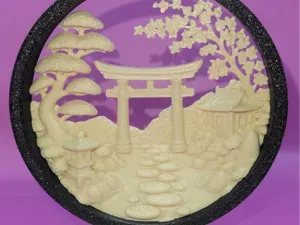 Torii Zen Garden Diorama