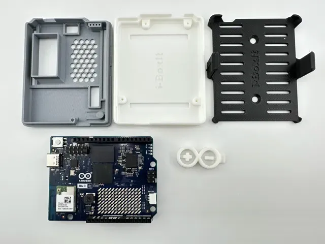 Arduino Uno Q Case Kit - Snap-fit - Wall Mount — Image 2 of 4