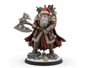 Santa Claus D&D Miniature (45mm)