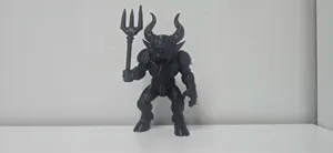 Mecha Demon with Trident Holiday Figure