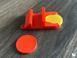 Keychain: Smartphone Stand & Shopping Cart Coin