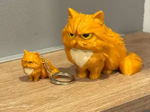 PETERNIFY - Gato Persa Llavero y estatuilla - AMS