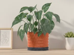 Aesthetic Plant Pot. Modern planter with drip tray