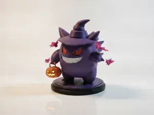 Halloween Version Of Gengar Pokemon Model