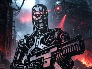 Terminator T-800 Desk Decoration