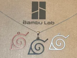 Konoha Ninja Symbol Halskette/Anhänger (<1g)