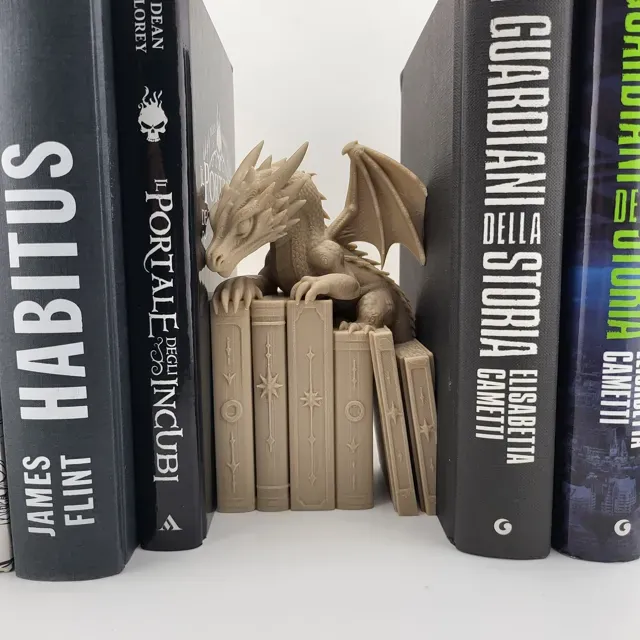 Dragon Book Nook | Fantasy Bookshelf Decor — Фото 5 из 7