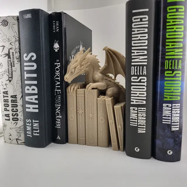 Dragon Book Nook | Fantasy Bookshelf Decor — Фото 2 из 7