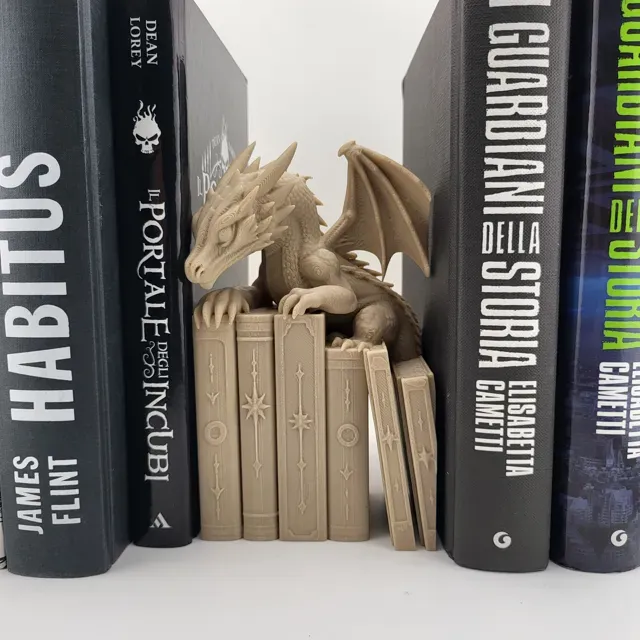 Dragon Book Nook | Fantasy Bookshelf Decor — Фото 4 из 7