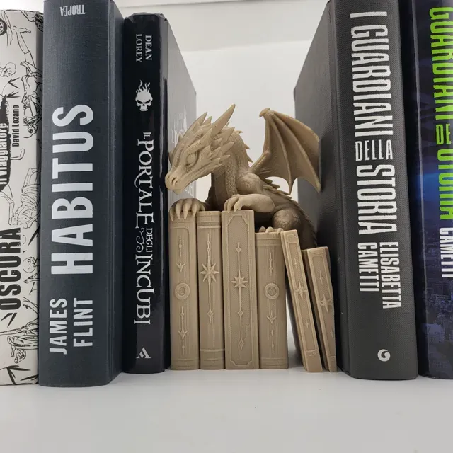 Dragon Book Nook | Fantasy Bookshelf Decor — Фото 7 из 7