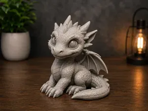 Baby Dragon-Cute Fantasy Dragon Figurine