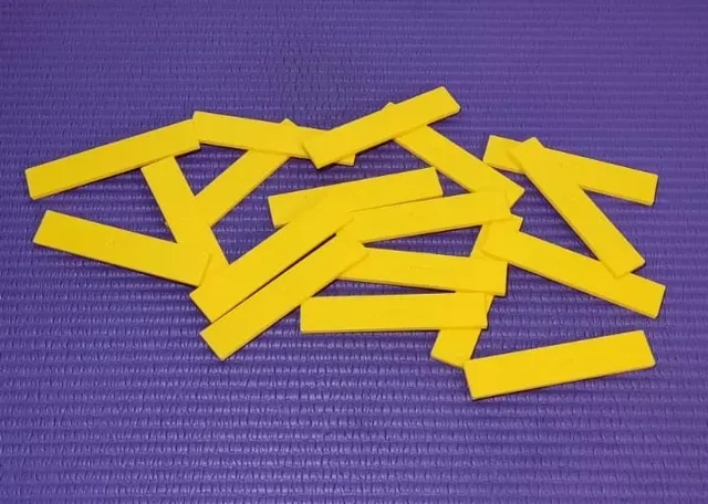 4mm Verglasungsklötze / Distanzklötze gelb — Image 5 of 5