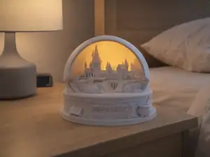 Hogwarts Schneekugel mit LED-Teelicht Slot