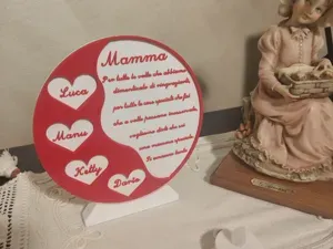 Quadretto con dedica