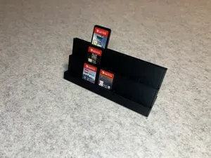 Display stand holder for Nintendo Switch games