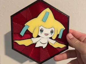 ##385 Jirachi Hex Wall Art