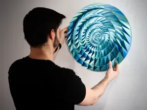 3D Printed Wall-Art - Eye of the Storm