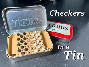 Checkers in a Tin - No AMS Required!