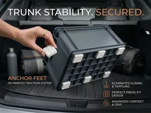 Crate Bottom Feet - Anti-Sliding Trunk Organizer