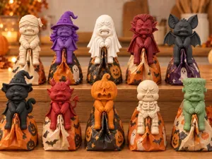 Halloween Bag Clip Squad