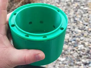 plant pot with watering holes