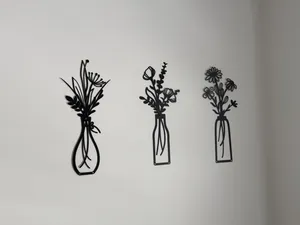 Blumenvase Wand Deko
