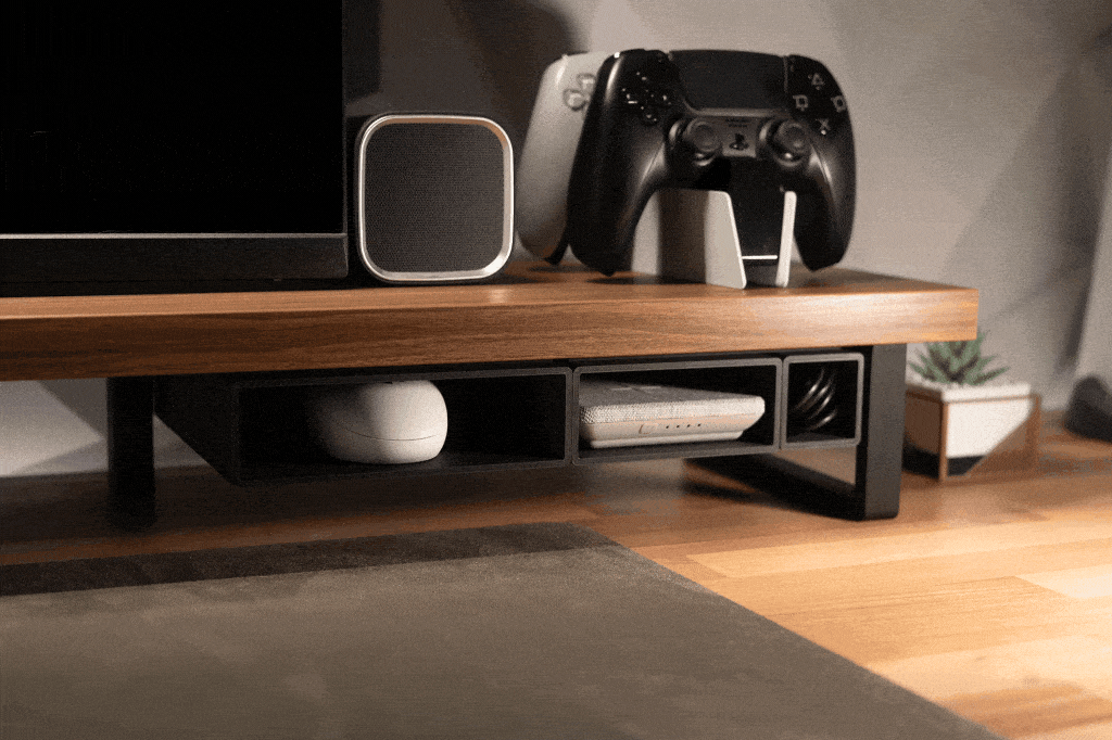 Floating Riser/Under Desk Organizers - Adjustable