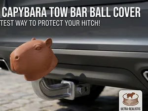 Cute Capybara Tow Hitch Cover Protective Ball Cap