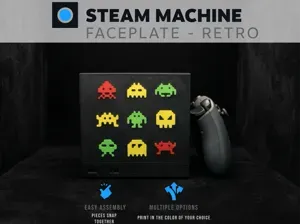 Steam Machine Faceplate - Retro