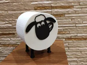 Shaun the Sheep Toilet Paper Roll Holder v2