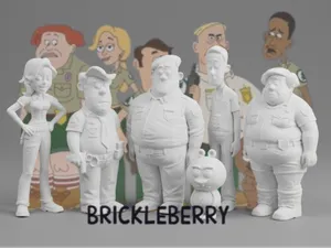Brickleberry Characters Figurine Set