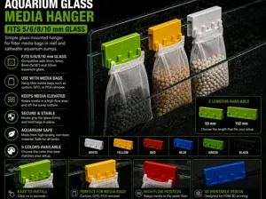 Aquarium Glass Media Hanger – 5/6/8/10 mm glass